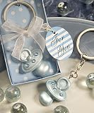 Baby Blue Pacifier Keychain Favor