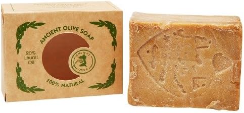 Ancient Olive Natural Olive Oil &amp; Laurel Oil Bar Soap 20% Laurel, Natural 7 oz