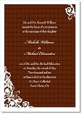 Vintage Brown Wedding Invitations