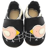 Sayoyo Baby Cute Bird Soft Sole Leather Infant Toddler Prewalker Shoes