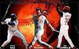 (23x35) Home Run Central Sammy Sosa Mark McGwire Ken Griffey Jr Sports Poster Print