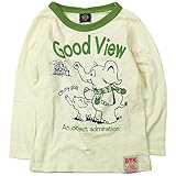 《H28年秋冬物》BOOM TOWNKIDS(ブームタウンキッズ) ゾウさんGOOD VIEW スラブ天竺長袖Tシャツ 130cm/オフ NO.F-961015