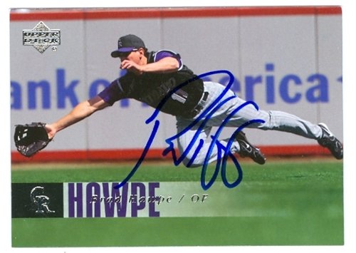 Brad Hawpe Autographed/Hand Signed MLB Baseball Card (Colorado Rockies) 2006 Upper Deck #156