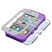 MYBAT IPHONE4AVHPCTUFFDMS014NP Premium TUFF Diamante Case for iPhone 4 - 1 Pack - Retail Packaging - Silver Diamante/Electric Purple