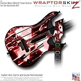 Radioactive Red Skin fits Band Hero, Guitar Hero 5 & World Tour Guitars for ....