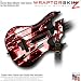 Radioactive Red WraptorSkinz Skin fits Guitar Hero World Tour Guitar for Nintendo Wii (GUITAR NOT INCLUDED)