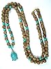 Malas- Turquoise Stone Bodhi Seeds Yoga Meditation Prayer Beads with Buddha Pendant