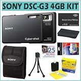 Sony Cybershot DSC-G3 10.1 MP Digital Camera + 4GB Accessory Kit