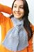 Handmade Ultra Soft Acrylic Scarf in Baby Gray Yarn - Knitted 100% By Hand (Teens/women)