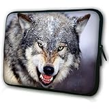 Waterfly&reg; Wolf Warrior 15" 15.4" 15.6" Inch Laptop Notebook Computer PC Sleeve Bag Case Pouch Holder Protector for Apple Macbook pro 15 Macbook Air 15.4" HP Envy 15z 15.6" Dell Inspiron 15Z Ultrabook 15.6" HP Envy Touchsmart 15t And Most 15" 15.4" 15.6" Inch Laptop Ultrabook Chromebook Laptop Notebook