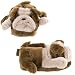 Bulldog Animal Slippers for Kids, Women and Men Medium