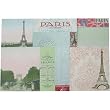 Paris - Cavallini Sticky Notes Set in keepsake tin: 480 sheets, 8 different designs, 3 sizes