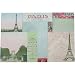 Paris - Cavallini Sticky Notes Set in keepsake tin: 480 sheets, 8 different designs, 3 sizes