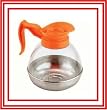 Coffee Decanter Pot with Stainless Steel Base 64 Oz Decaf