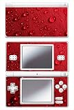 Red Raindrop Skin for Nintendo DS Lite Console