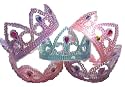 12 Assorted Princess Dress up Dressup Crowns Tiaras Pink Lavender Aqua