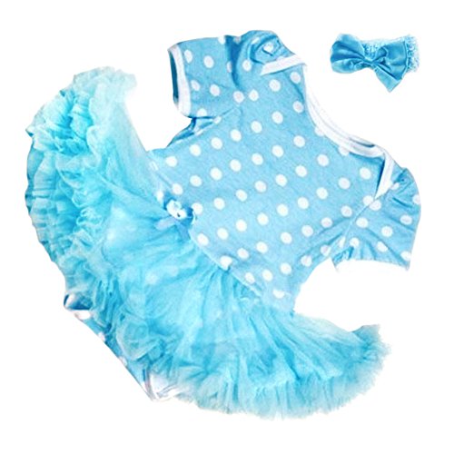Weixinbuy Baby Toddler Ruffles Tutu Romper Jumpsuit Outfit Dress 0-3M