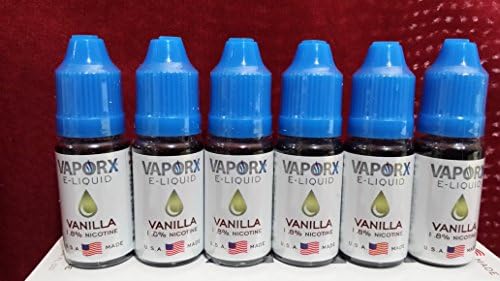 VAPORX (LOT 12 BOTTLES) * VANILLA MADE IN USA * FORMULA 51 PREMIUM JUICE 1.8 H 120-ML