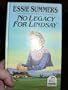No Legacy for Lindsay (Magna Large Print General Series)
