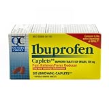 Quality Choice Ibuprofen Ib 200mg. Caplets 50 Count,  Boxes (Pack of 6)