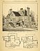 1879 Print Suburban Villa Architectural Design Floor Plans Queen Anne Style - Original Halftone Print