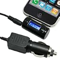 Wireless FM Transmitter + Car Adapter Charger by Neewer Electronics Accessories