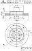 Brembo 25539 Front Disc Brake Rotor