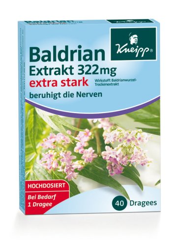 Kneipp Baldrian Extrakt, Extra Stark, 40 Dragees Preisvergleich