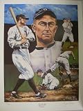 Ty Cobb unsigned Detroit Tigers 18x24 Lithograph