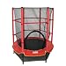 Ideale 68235 Kindertrampolin mit Netz, rot, schwarz, � 1,40 m