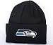 Seattle Seahawks Cuffed Winter Knit Hat Black