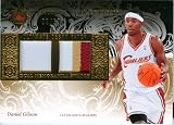 2007 Ultimate Collection Authentic Daniel Gibson Dual Game Worn Gold Patch Card