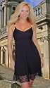 Jax Couture Black Lace Cocktail Dress