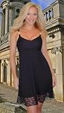 Black Lace Casual Party Dress