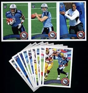 2011 Topps Tennessee Titans Complete Team Set (12 Cards)