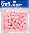 Pom Poms .5" 100/Pkg-Light Pink