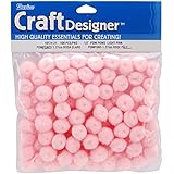 Pom Poms .5" 100/Pkg-Light Pink