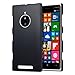 Nokia Lumia 830 Case, Terrapin [Extra Slim Fit] Hybrid Rubberized [Black] Protective Hard Case for Nokia Lumia 830 - Black