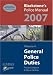 General Police Duties 2007: v. 4 (Blackstone's Police Manuals)