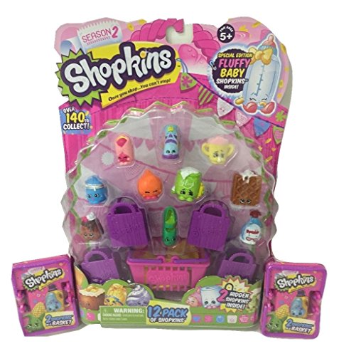 Shopkins Season 2: 16 Shopkins with 1 x 12-pack and 2 x 2-packs (3 Items)