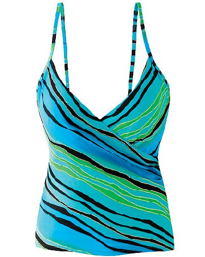 Shape fx Surplice tankini top|