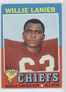 Willie Lanier COMC REVIEWED Good to VG-EX Kansas City Chiefs (Football Card) 1971 Topps #114