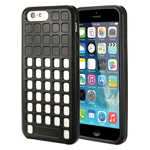iPhone 6 Case - Exact Apple iPhone 6 4.7 Case [HOLES Series] - Perforated TPU Cover Case for Apple iPhone 6 (4.7-inch) Black