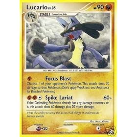 Pokemon Diamond & Pearl Legends Awakened Single Card Lucario #61 Uncommon