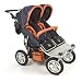 Valco Twin Tri-Mode All-Terrain Stroller Twin Tri-Mode Color: Sunrise Navy