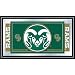 Colorado State University Logo and Mascot Framed Mirror