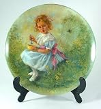 Reco Little Miss Muffet Mother Goose series plate by John McClelland - CP1244