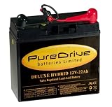 from PureDrive Batteries Ltd Golf Trolley Battery 12v-22Ah (Torberry) Model DXAGM12-22T