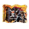 Pirates of the Caribbean Flag Shaped Thank You Cards (8 count)