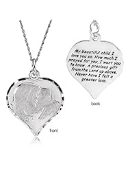 My Beautiful Child Necklace In Silver